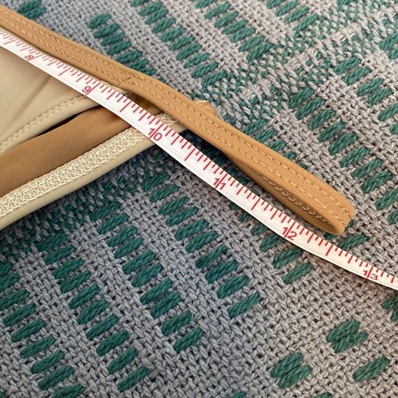 Tribe Kelly, The Second String Bikini Bottoms, Color: Taupe, Size S - Picture 6 of 7